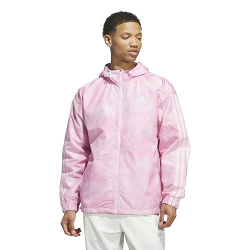 adidas Men's Essentials All Over Printed Woven Sportswear Jacket